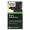 Gaia Herbs, Black Elderberry with Acerola Fruit, 60 Vegan Capsules