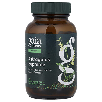 Gaia Herbs, Astrágalo supremo, 60 Phyto-Caps® líquidas