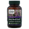 Gaia Herbs, лист базилика священного, 60 веганских фито-капсул с жидкостью