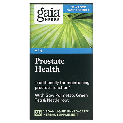 

Gaia Herbs, Prostate Health, 60 Vegan Liquid Phyto-Caps