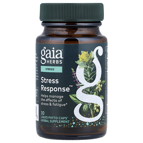 Gaia Herbs, Stress Response™, 30 flüssige Phyto-Kapseln
