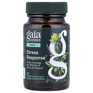 Gaia Herbs, Stress Response™, 30 Fitocápsulas Líquidas