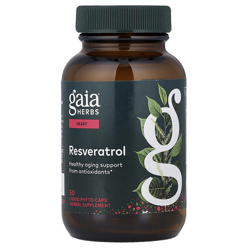 Gaia Herbs, Resveratrol, 50 flüssige Phyto-Caps®