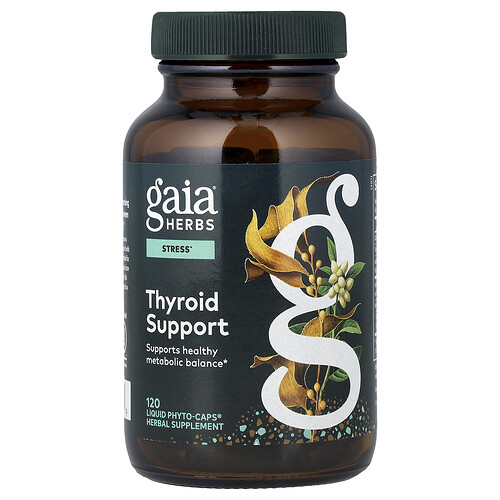 Gaia Herbs Thyroid Support, 120 Liquid Phyto-Caps®