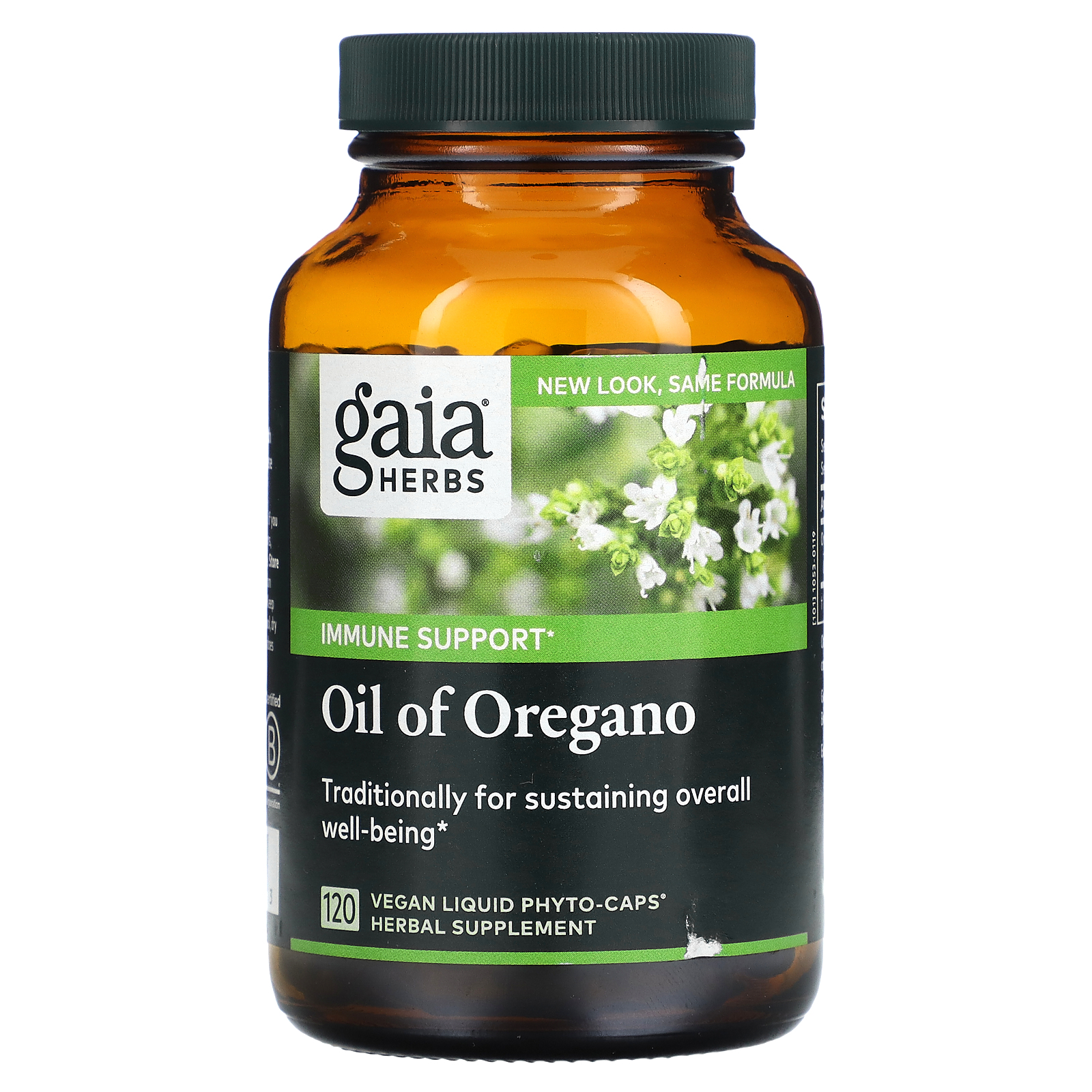 Gaia Herbs, Oil of Oregano, 120 Vegan Liquid PhytoCaps