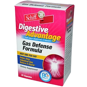 Отзывы о Шифф, Digestive Advantage, Gas Defense Formula, 32 Capsules