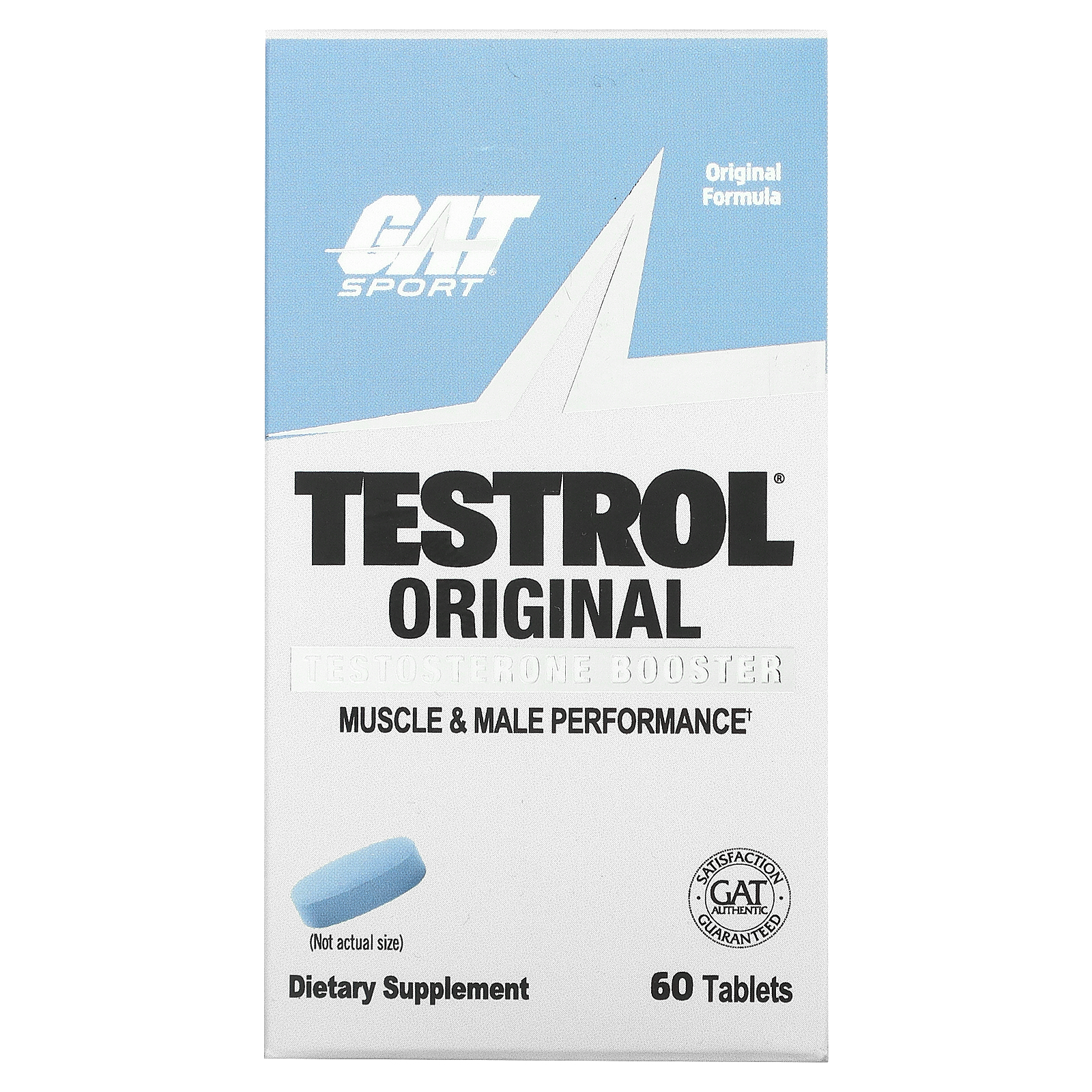 GAT, Testrol Original, Testosterone Booster, 60 Tablets