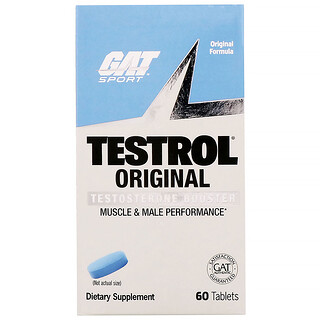 GAT, Testrol, reforzador de testosterona, 60 pastillas