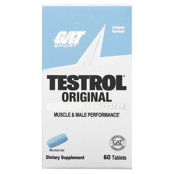 GAT, Testrol Original, Testosterone Booster, 60 Tablets