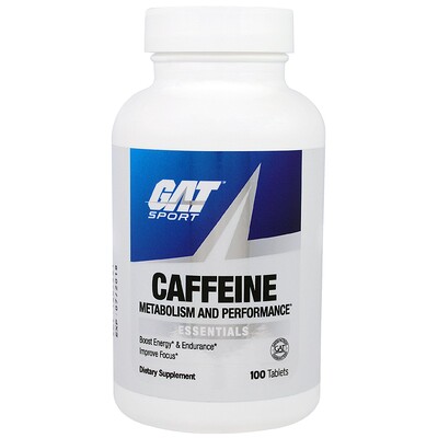 GAT Кофеин для метаболизма и продуктивности из серии "Необходимое", 100 таблеток