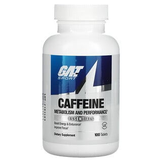GAT, Metabolismo y rendimiento de la cafeína, Esencial, 100 tabletas