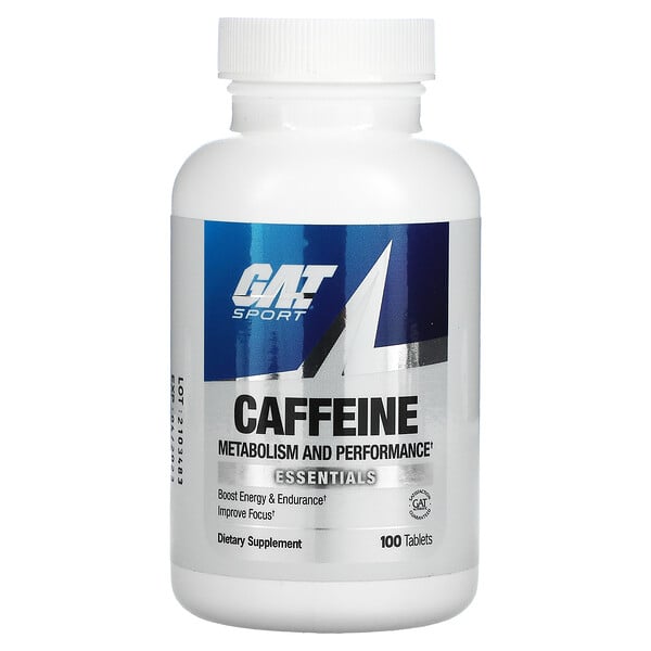 GAT, Koffein, Stoffwechsel und Leistung, die wichtigsten Nährstoffe, 100 Tabletten