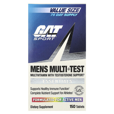 Product Image for GAT, Mens Multi + Test, 150 Tablets