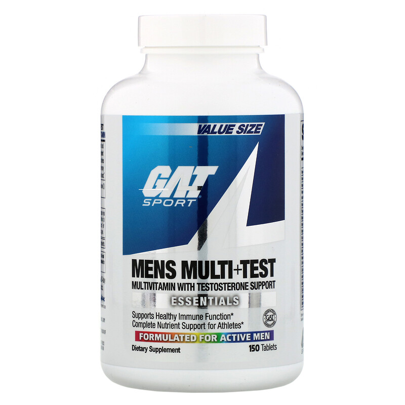 GAT, Mens Multi + Test, 150 Tablets - iHerb