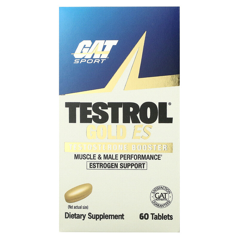 GAT, Testrol Gold ES, Testosterone Booster, 60 Tablets