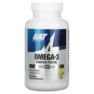 GAT, Omega-3, Zitrone, 90 Weichkapseln