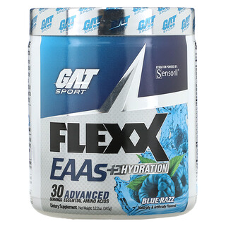 GAT, Flexx EAAs للترطيب، بنكهة التوت الأزرق، 12.69 أونصة (360 جم)