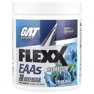 GAT, Flexx EAAs + Hydration, Blue Razz, 355,2 g