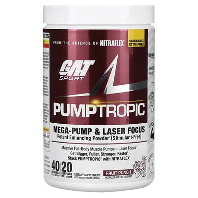 

GAT Pumptropic Fruit Punch 8.8 oz (250 g )