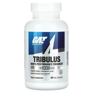 GAT, Tribulus, Men's Performance Enhancer, 750 mg, 90 Veg Capsules