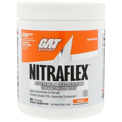 

GAT NITRAFLEX, Orange, 10.6 oz (300 g)