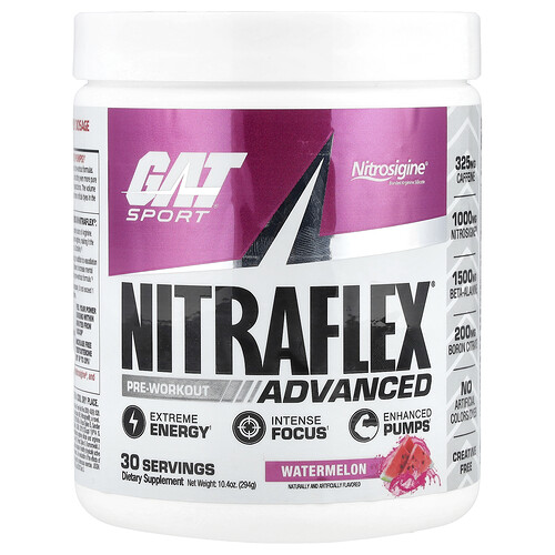 Gat Sport, NITRAFLEX® Advanced, Watermelon, 10.4 oz (294 g)