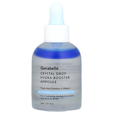 Genabelle, Ampolla con gotas de cristal Hydra Boost, 30 ml (1,01 oz. líq.)