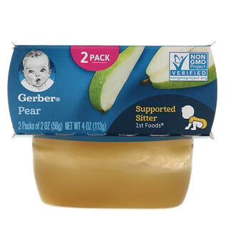 Gerber, Pear, Birne, 2er-Pack, je 56 g (2 oz.)