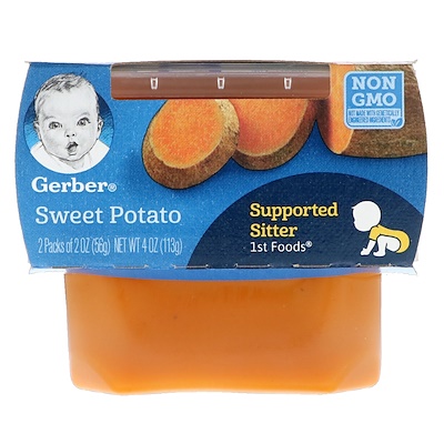 Gerber 1st Foods,甘藷,2包,每包2盎司(56克)