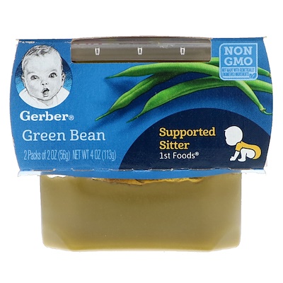 Gerber 1st Foods,青豆,2包,每包2盎司(56克)