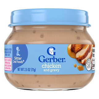 Gerber, 2nd Foods®, Sitter, kurczak w sosie własnym, 71 g