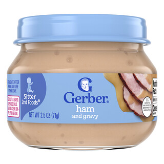 Gerber, 2nd Foods®, Sitter, szynka i sos, 71 g
