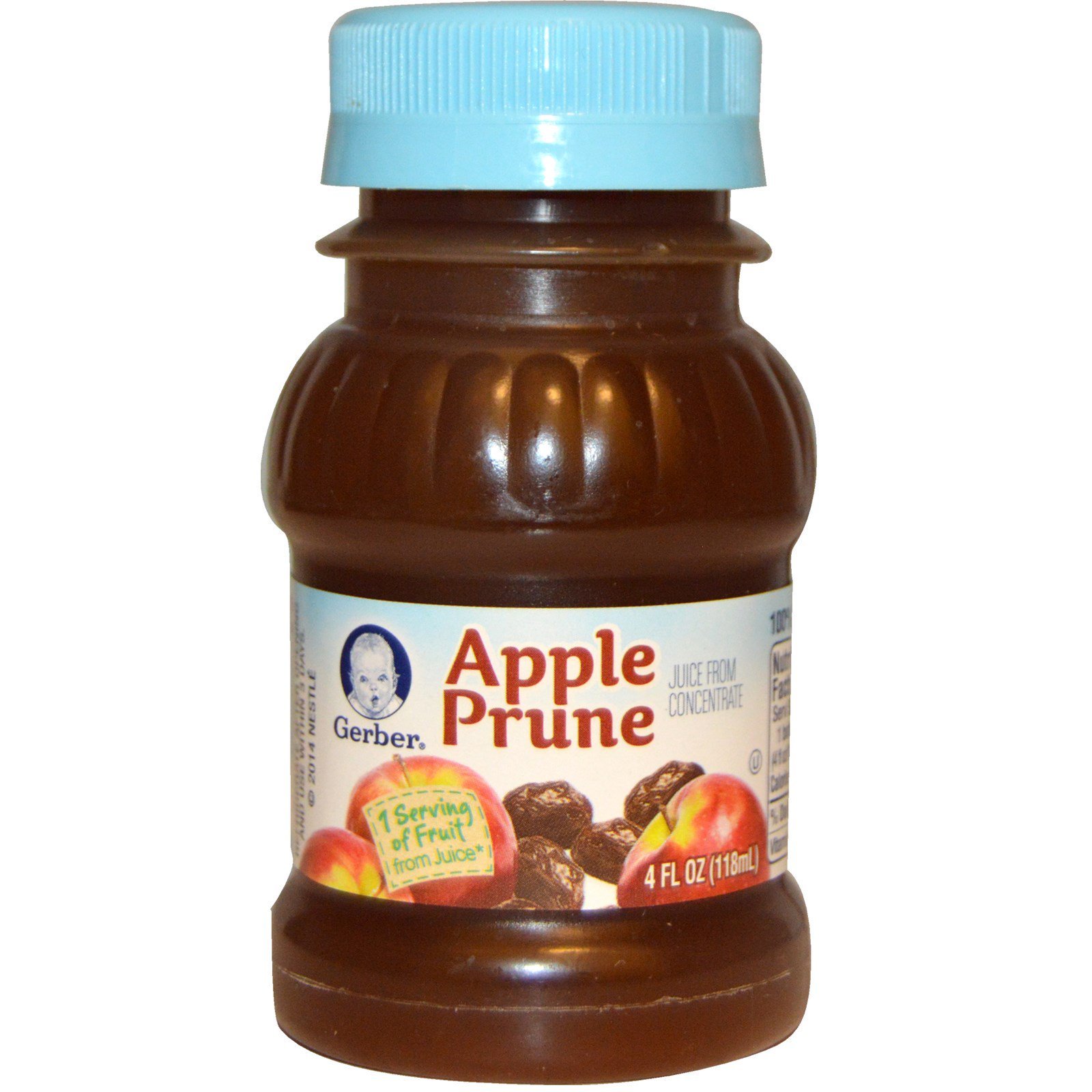 Gerber, 100% Juice, Apple Prune, 4 fl oz (118 ml) - iHerb