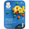 Gerber‏, Macaroni & Cheese and a Side of Seasoned Peas & Carrots, Toddler, 12+ Months, 6.6 oz (187 g)