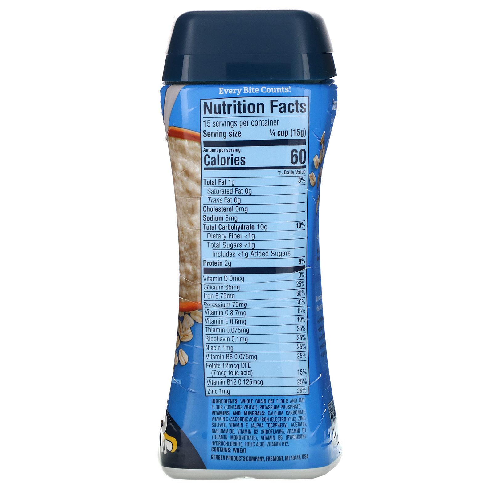 Gerber, Oatmeal, Single Grain Cereal, 8 oz (227 g) - iHerb