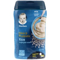 gerber dha probiotic oatmeal cereal
