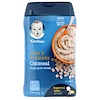 Gerber, DHA & Probiotic, Single Grain Oatmeal Cereal, Supported Sitter, 1st Foods, 8 oz (227 g)