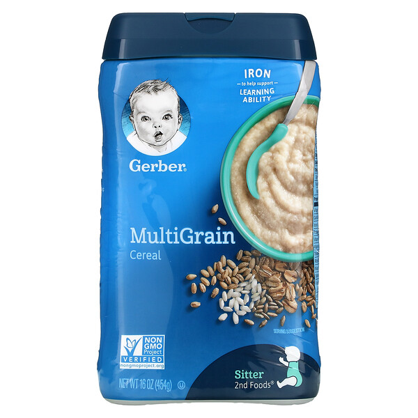 Gerber‏, Multigrain Cereal, Sitter, 16 oz (454 g)