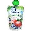 Gerber, 2nd Foods, Organic Baby Food, Apples, Blueberries & Spinach, 3.5 oz (99 g)