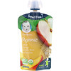 Gerber, 2nd Foods, オーガニック, ベビーフード, フルーツ アンド グレイン, アップルマンゴー ウィズ ライス & バニラ, 3.5 oz (99 g)