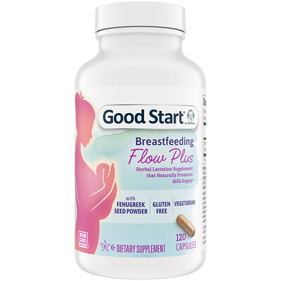 

Gerber, Good Start, Breastfeeding Flow Plus with Fenugreek Seed Powder, 120 Capsules
