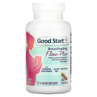 Gerber, Good Start，Breastfeeding Flow Plus，含胡蘆巴籽粉，120 粒膠囊