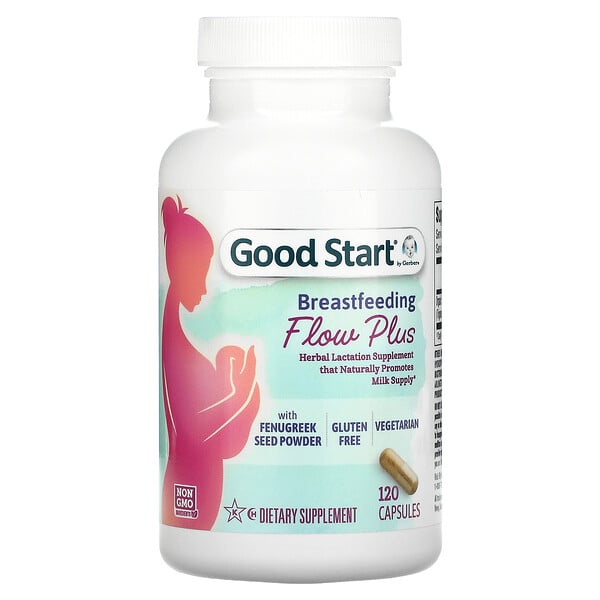 Gerber, Good Start，Breastfeeding Flow Plus，含胡芦巴籽粉，120 粒胶囊