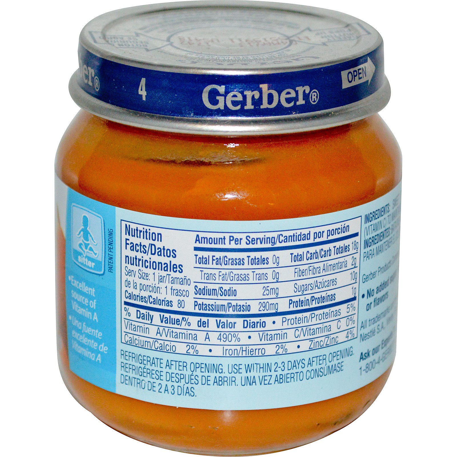 Gerber 2nd Foods, Sweet Potatoes, 4 oz (113 g) - iHerb