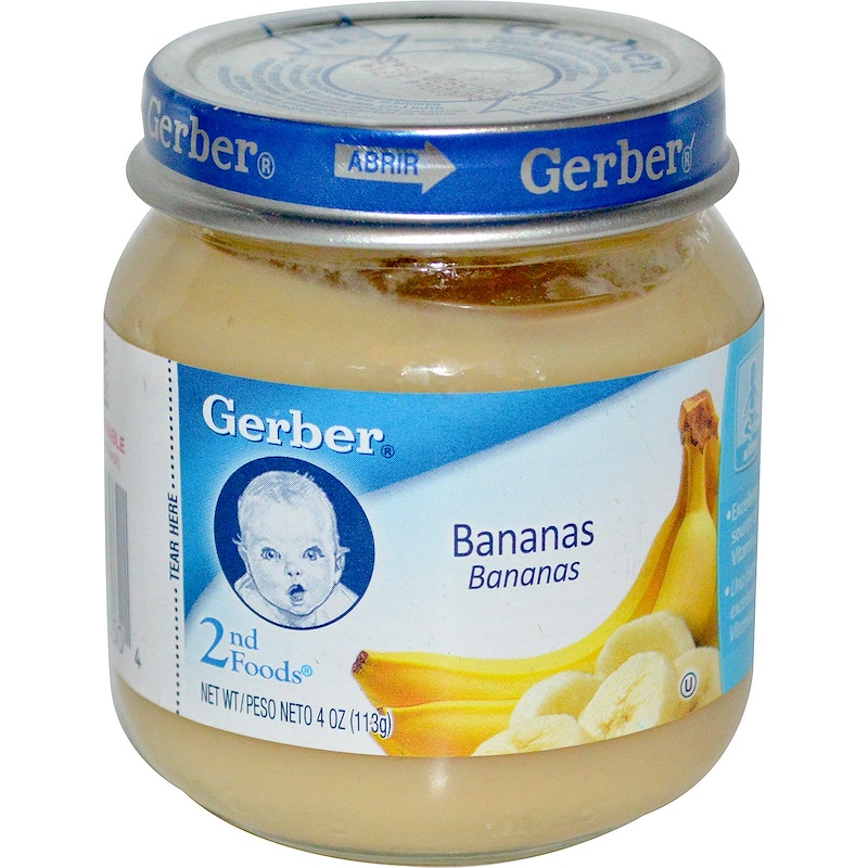 Gerber, 2nd Foods, Bananas, 4 oz (113 g) - iHerb