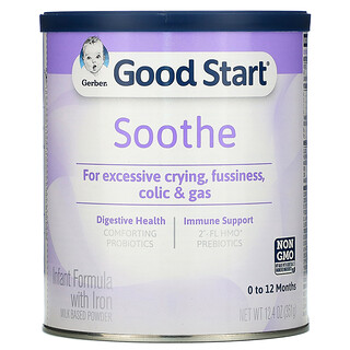 Gerber, Good Start, Soothe, Infant Formula with Iron, 0 to 12 Months, 12.4 oz (351 g)