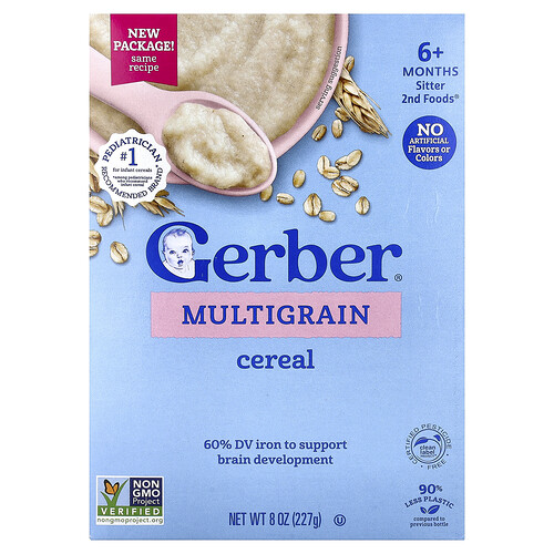 Gerber, Multigrain Cereal, Multikornmüsli, ab 6 Monaten, 227 g (8 oz.)