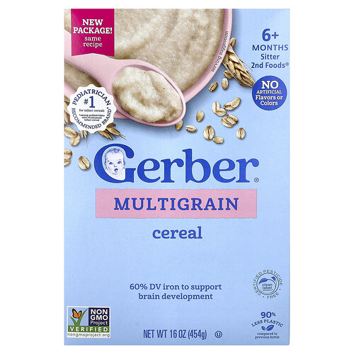 Gerber, Multigrain Cereal, Multikornmüsli, ab 6 Monaten, 454 g (16 oz.)