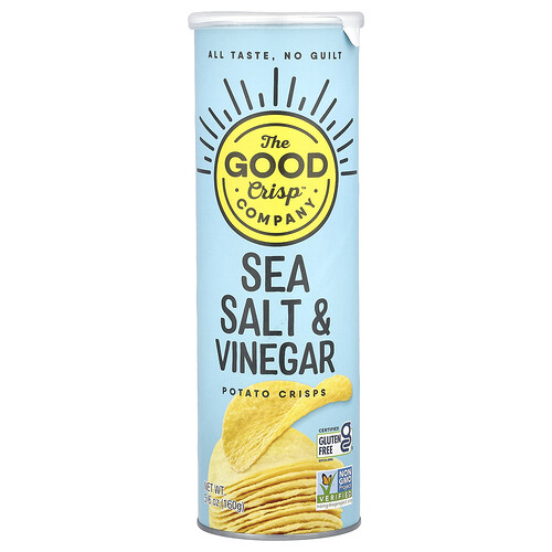 The Good Crisp Company Potato Crisps, Sea Salt & Vinegar, 5.6 oz (160 g)