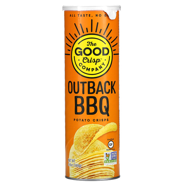 The Good Crisp Company, ポテトチップス、Outback（アウトバック）BBQ、160g（5.6オンス）